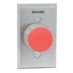 Schlage, 623RD Mushroom Button, Red, UL294